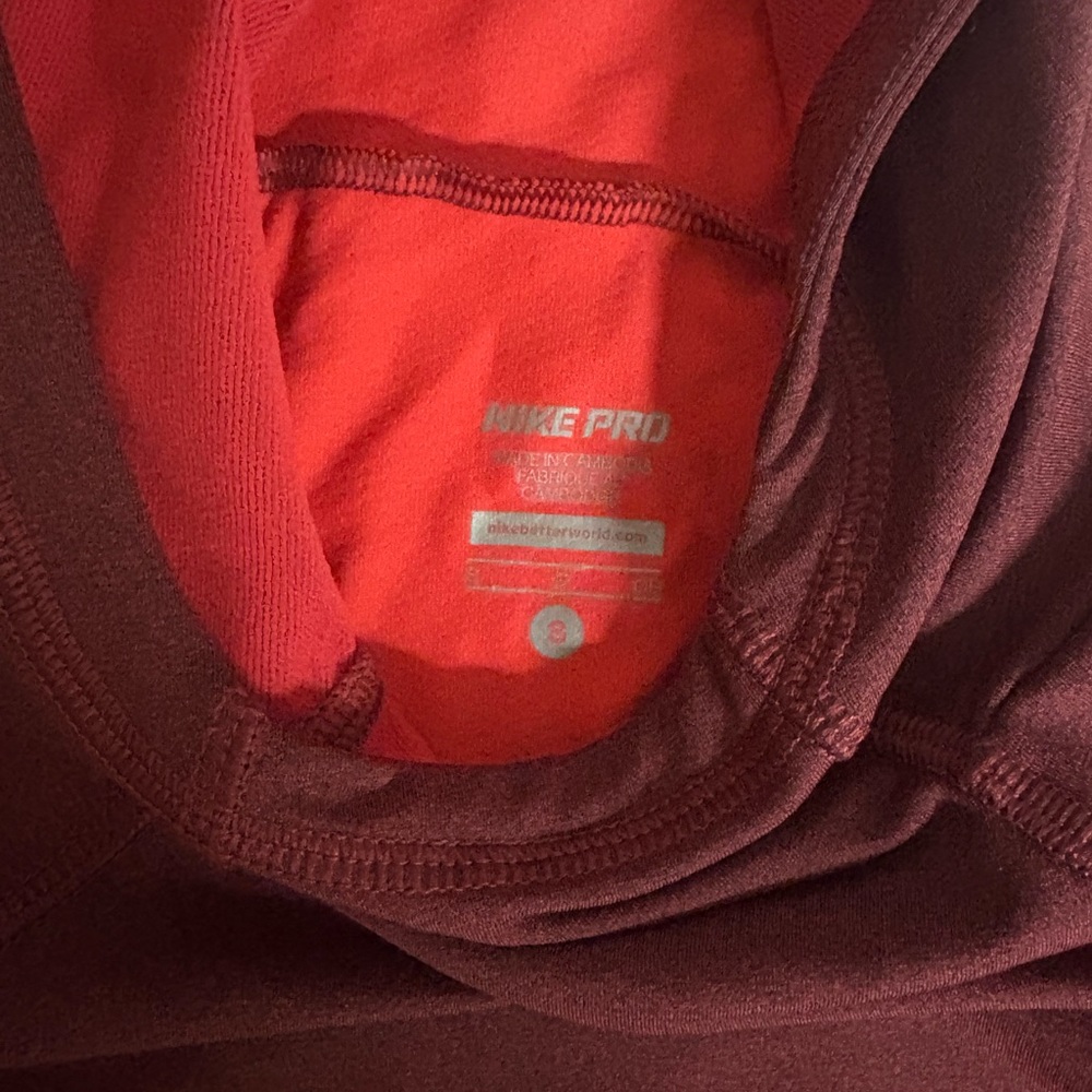 Nike Women's Burgundy Nike Dri-Fit Hoodie - Picture 2 of 6